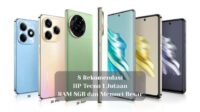 8 Rekomendasi HP Tecno 1 Jutaan: RAM 8GB dan Memori Besar