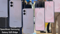 Spesifikasi Samsung Galaxy S25 Edge di Indonesia dalam Tabel