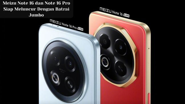 Meizu Note 16 dan Note 16 Pro Meluncur Dengan Baterai Jumbo