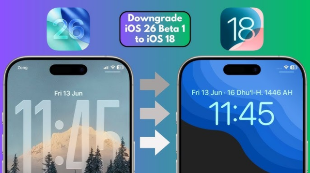 Downgrade dari iOS 26 Beta ke iOS 18