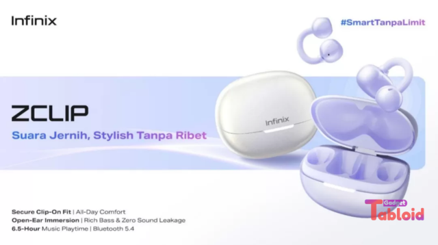 Infinix ZCLIP – TWS Jepit Murah yang Kokoh Terpasang di Telinga