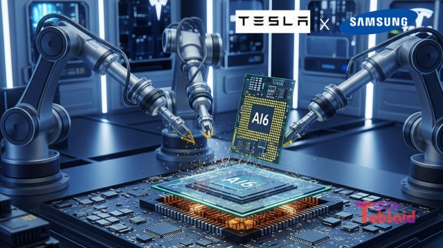Tesla dan Samsung Kerja Sama Produksi Chip AI Rp270 T di 2025