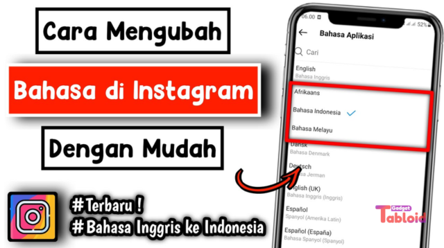 Cara Mengubah Tampilan Bahasa Instagram dari Inggris Jadi Indonesia